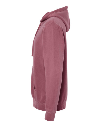 Independent Trading Co. Unisex Midweight Pigment-Dyed Hooded Sweatshirt PRM4500 #color_Pigment Maroon