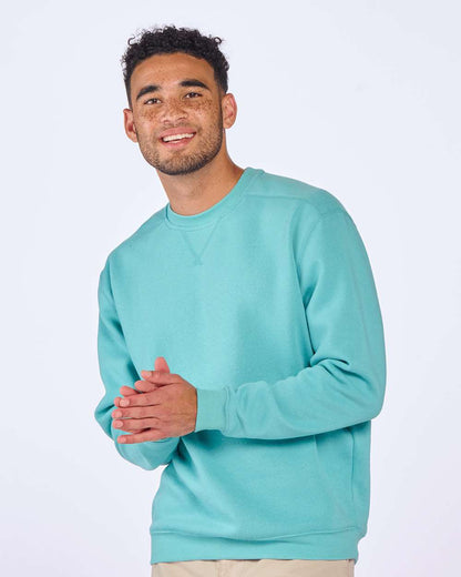 Boxercraft Fleece Crew Pullover BM5101 #colormdl_Saltwater