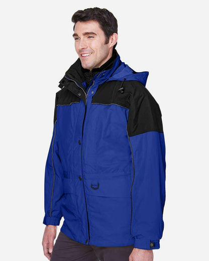 North End Men's 3-in-1 Two-Tone Parka 88006 #colormdl_Royal Cobalt