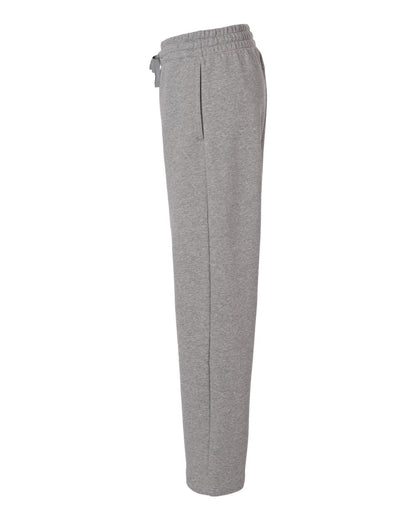 Adidas Women's Fleece Sweatpants AT216 #color_Medium Grey Heather