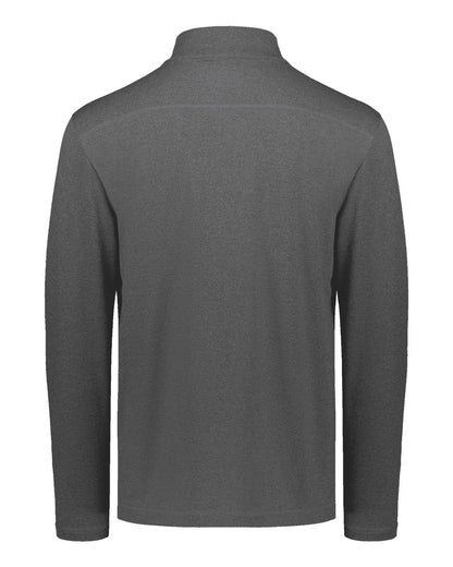 Holloway Unisex Eco Revive™ Ventura Soft Knit Quarter-Zip Pullover 223553 #color_Carbon Heather