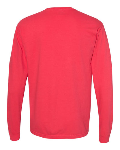 Comfort Colors Unisex Garment-Dyed Heavyweight Long Sleeve T-Shirt 6014 #color_Paprika