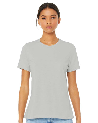 BELLA + CANVAS Women’s Relaxed Fit Heather CVC Tee 6400CVC #colormdl_Heather Silver