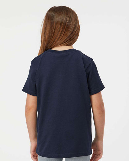 Tultex Youth Fine Jersey T-Shirt 235 #colormdl_Navy