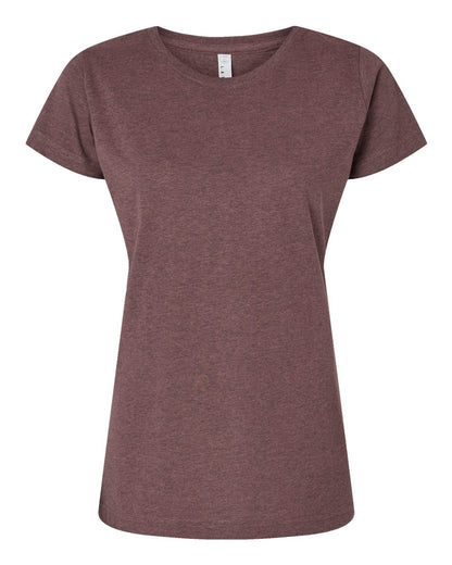 LAT Women's Fine Jersey Tee 3516 #color_Sangria Blackout