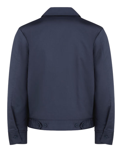 Dickies Unisex Tall Insulated Industrial Eisenhower Jacket - Tall Sizes TJ55T #color_Dark Navy