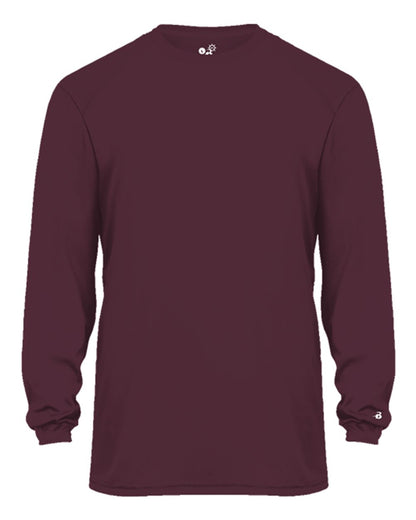 Badger Men's Ultimate SoftLock™ Long Sleeve T-Shirt 4004 #color_Maroon