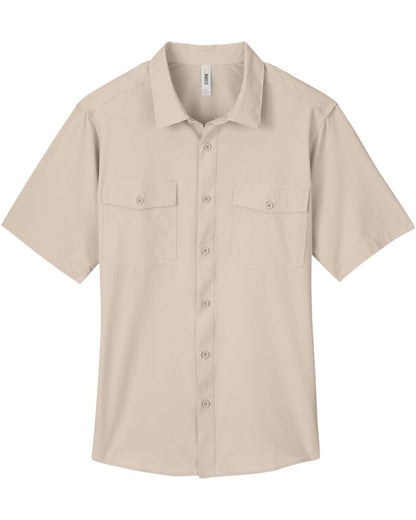 CORE365 Men's Ultra UVP® Marina Shirt CE510 #color_Stone