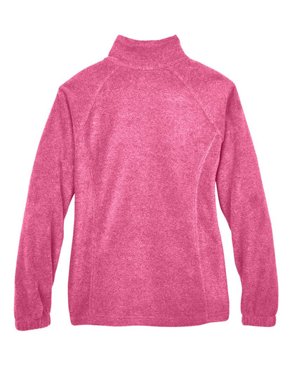 Harriton Women's Full-Zip Fleece M990W #color_Charity Pink