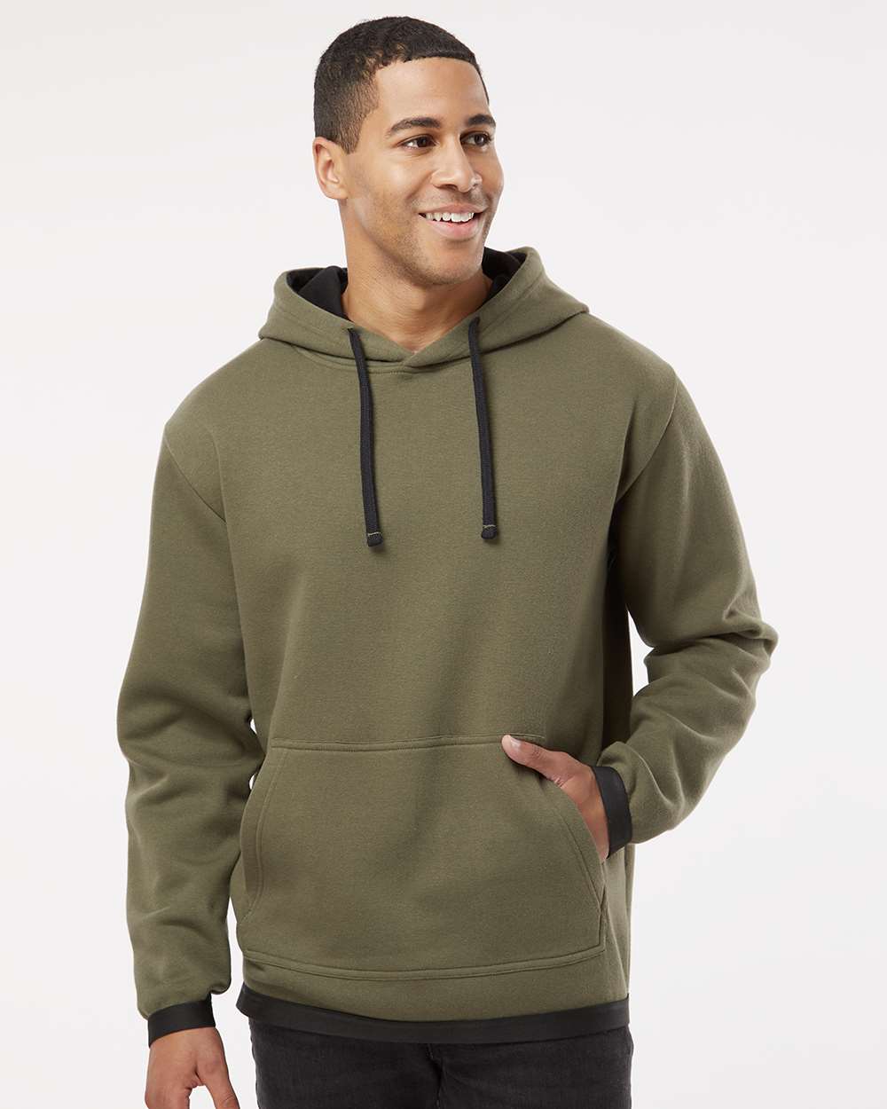 #colormdl_Military Green/ Black