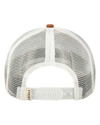 LOCALE Trucker Cap 5PTKR #color_Ranges Grey/ Dark Orange