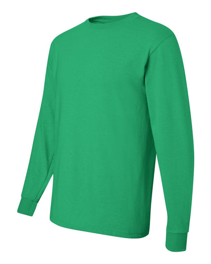 JERZEES Men's Dri-Power® Long Sleeve 50/50 T-Shirt 29LSR #color_Kelly