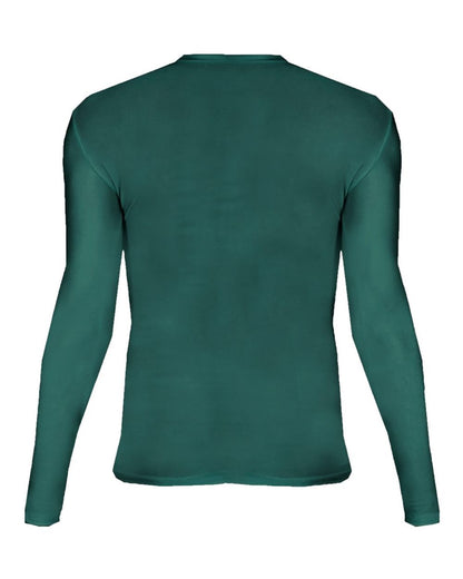 Badger Men's Pro-Compression Long Sleeve T-Shirt 4605 #color_Forest