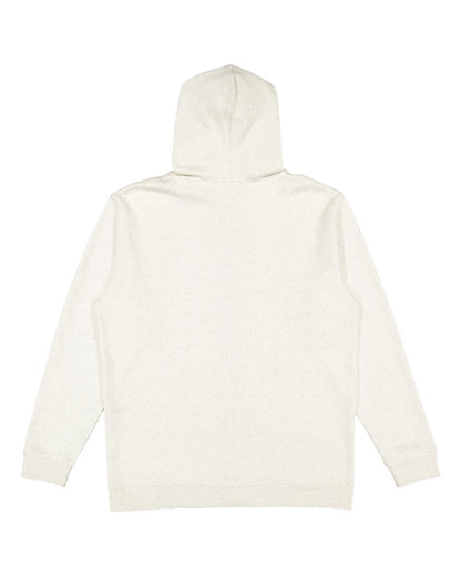 LAT Unisex Full-Zip Fleece Hoodie Sweatshirt 6927 #color_Natural Heather