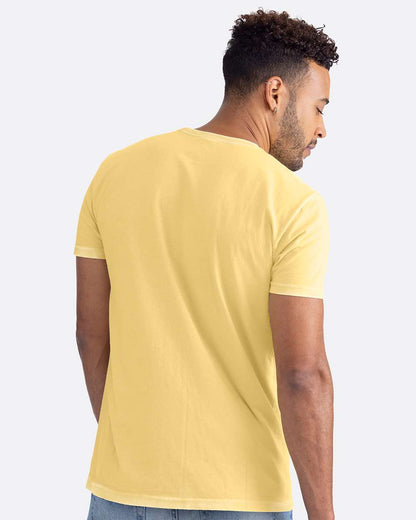 Next Level Soft Wash T-Shirt 3600SW #colormdl_Washed Banana Cream