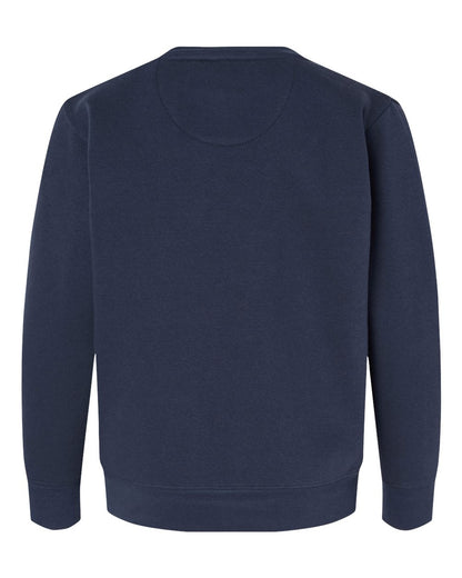 LAT Youth Elevated Fleece Crewneck Sweatshirt 2225 #color_Navy