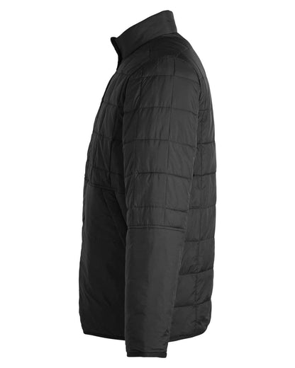 North End Unisex Aura Fleece-Lined Jacket NE721 #color_Black