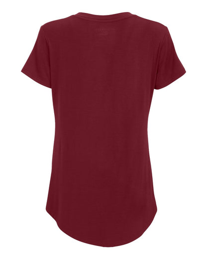 Boxercraft Women's Bamboo Scoop Neck T-Shirt BW2105 #color_Mantra Red