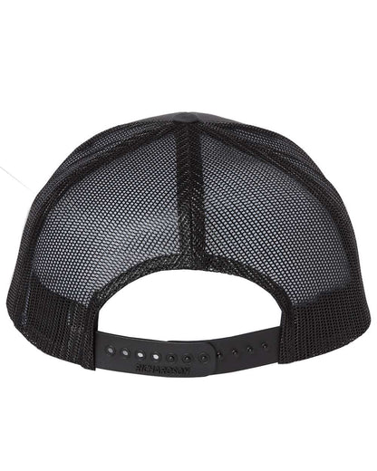 Richardson Snapback Trucker Cap 112 #color_Charcoal/ Black