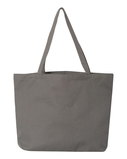 Liberty Bags Seaside Pigment-Dyed Large Tote 8507 #color_Grey