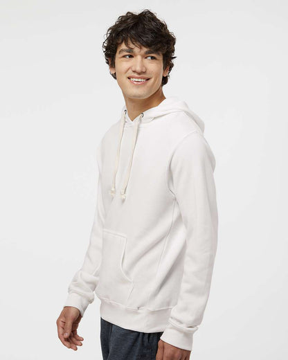 J. America Men's Triblend Fleece Hooded Sweatshirt 8871 #colormdl_Antique White Triblend