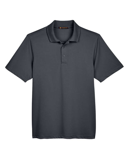 Harriton Men's Advantage Snag Protection Plus IL Snap Placket Polo M345 #color_Dark Charcoal