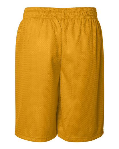 Badger Pro Mesh 9" Shorts 7209 #color_Gold