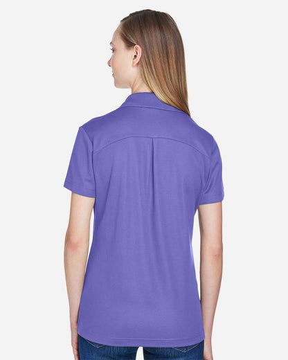 Devon & Jones Women's CrownLux Performance® Plaited Polo DG20W #colormdl_Grape