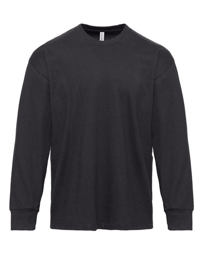 Next Level Unisex Heavyweight Long Sleeve T-Shirt 7211 #color_Graphite Black