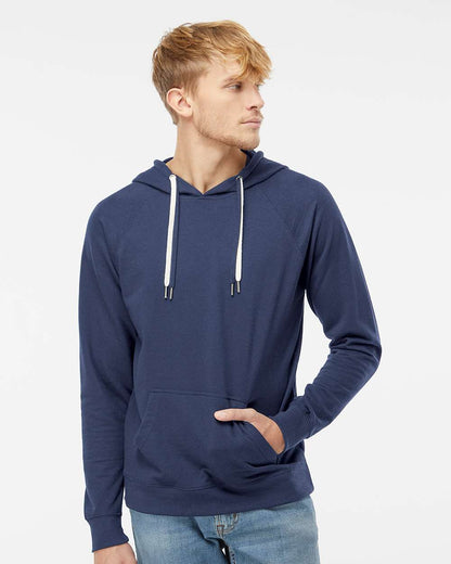 Independent Trading Co. Icon Lightweight Loopback Terry Hooded Sweatshirt SS1000 #colormdl_Indigo