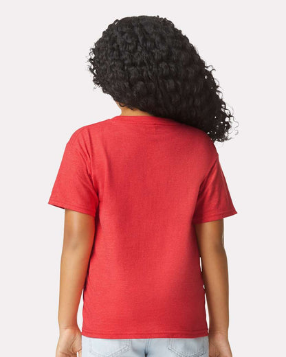 Gildan Youth Softstyle® CVC T-Shirt 64000BCVC #colormdl_Red Mist