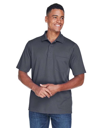 CORE365 Men's Origin Performance Piqué Polo with Pocket 88181P #colormdl_Carbon