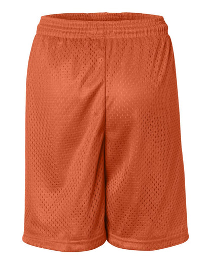 Badger Youth Pro Mesh 6" Shorts 2207 #color_Burnt Orange