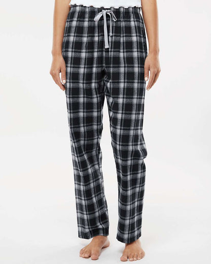 Boxercraft Women's Haley Flannel Pants BW6620 #colormdl_Heritage Black Plaid