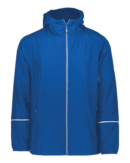 Holloway Men's Packable Hooded Jacket 229582 #color_Royal