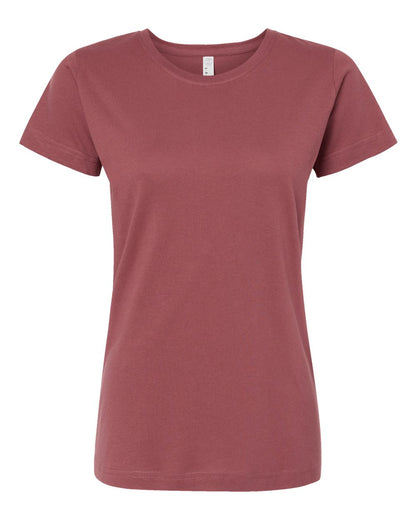 LAT Women's Fine Jersey Tee 3516 #color_Rouge
