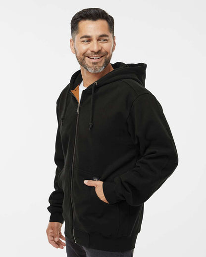 DRI DUCK Men's Crossfire Heavyweight Power Fleece Hooded Jacket with Thermal Lining 7033 #colormdl_Black