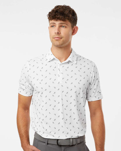 Adidas Men's Ultimate365 Mesh Print Polo A2012 #colormdl_White/ Black
