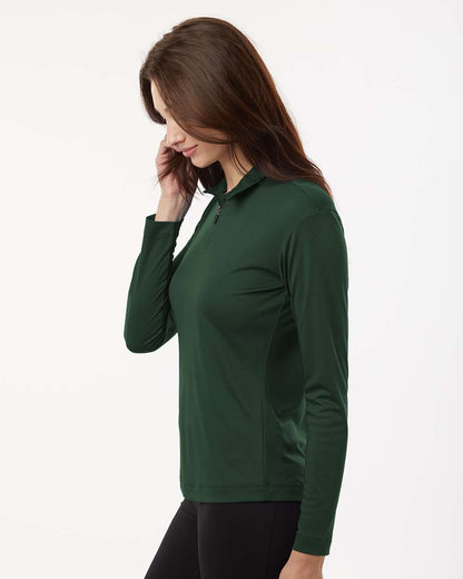 AllPro Women's Pro-Lock Performance Quarter-Zip Pullover 41870L #colormdl_Forest Green