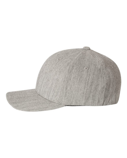 Flexfit Wool-Blend Cap 6477 #color_Heather Grey