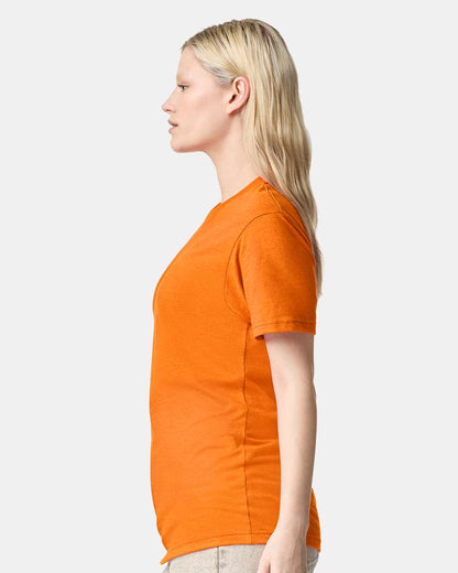American Apparel Unisex CVC Tee 2001CVC #colormdl_Heather Orange