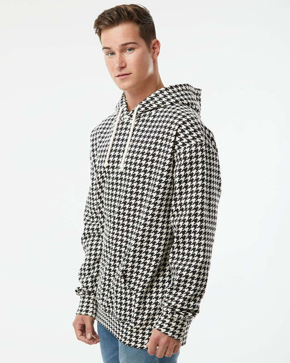 Independent Trading Co. Heavyweight Hooded Sweatshirt IND4000 #colormdl_Houndstooth