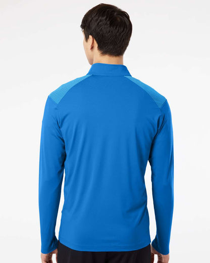 Adidas Shoulder Stripe Quarter-Zip Pullover A520 #colormdl_Glory Blue