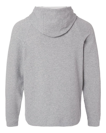 North End Men's Spirit Textured Hooded Pullover NE729 #color_Platinum Heather