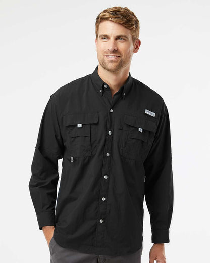 Columbia PFG Bahama™ II Long Sleeve Shirt 212463 #colormdl_Black