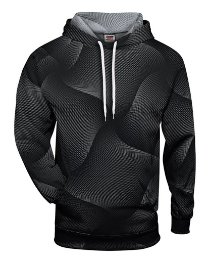 Badger Men's Warp Hooded Sweatshirt 1413 #color_Black