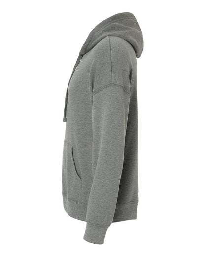 BELLA + CANVAS Sponge Fleece Drop Shoulder Hoodie 3729 #color_Deep Heather