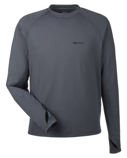 Marmot Unisex Windridge Long Sleeve T-Shirt M14153 #color_Steel Onyx