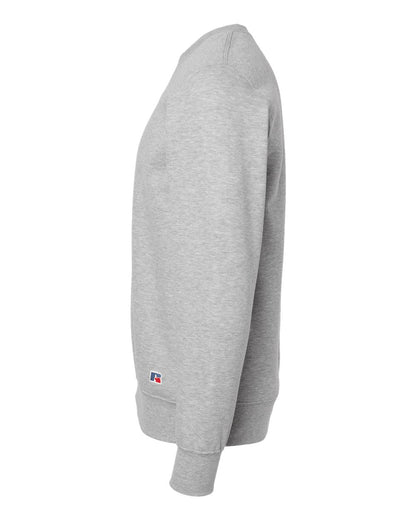 Russell Athletic Unisex Cotton Rich Crewneck Sweatshirt 82RNSM #color_Athletic Heather