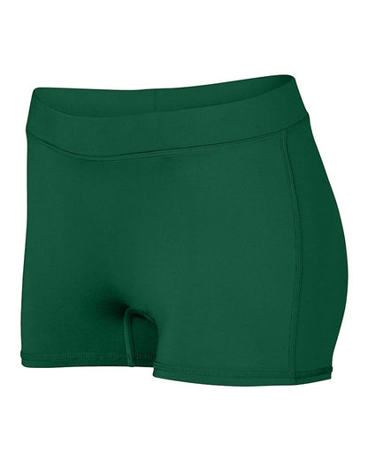 Augusta Sportswear Girls' Dare Shorts 1233 #color_Dark Green
